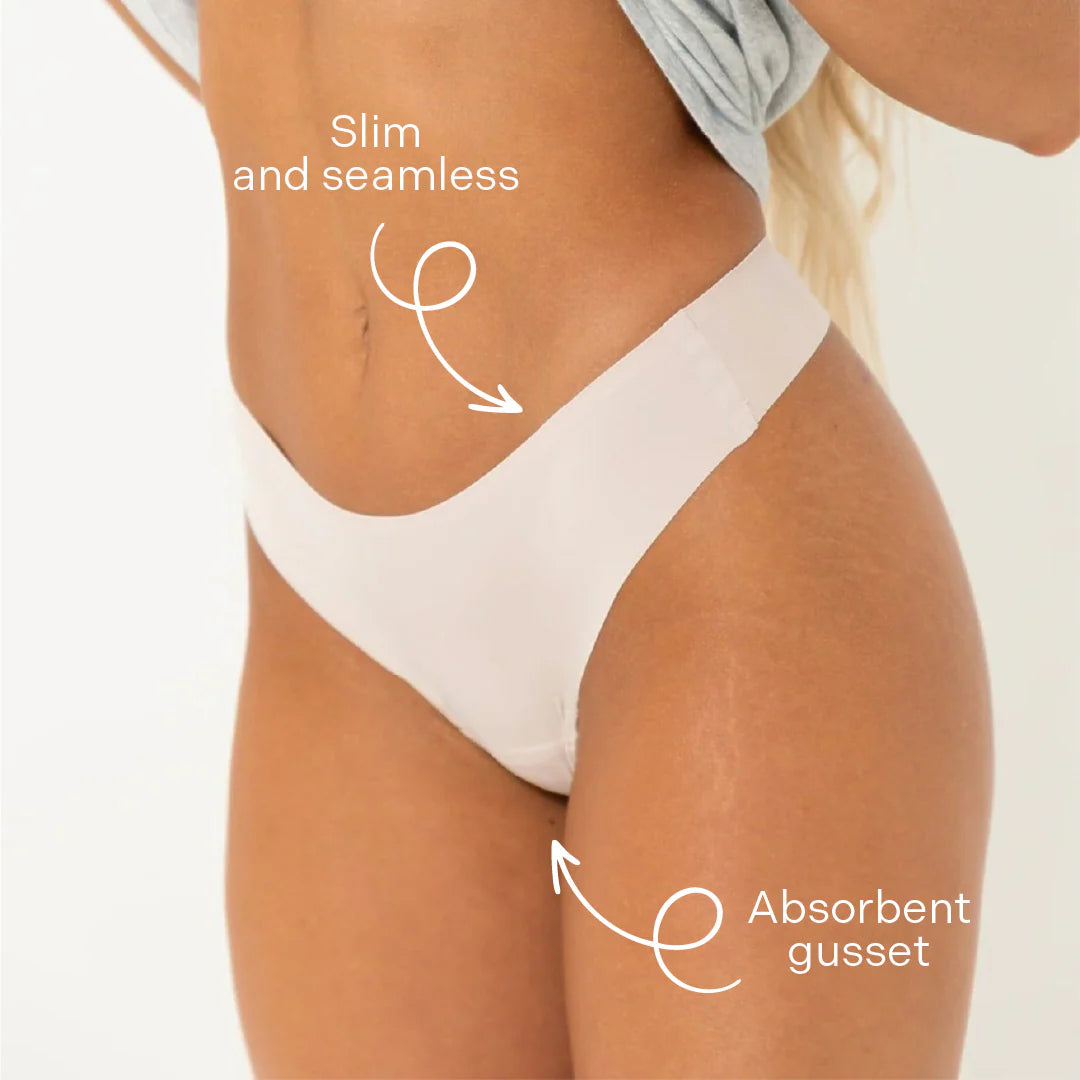Mid-waisted thong brown (Set of 3)