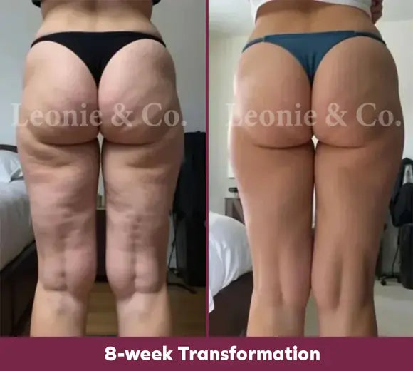 Customer before and after, 6 weeks