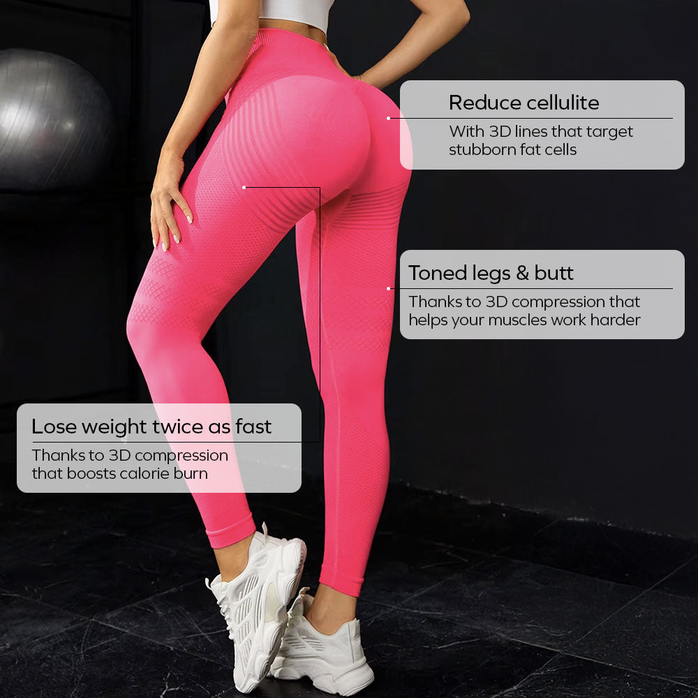 3D Legging | Pink