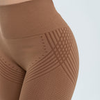 Leggings 3D | Marron chocolat
