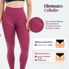 Leggings 3D | Bordeaux
