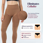 Leggings 3D | Marron chocolat