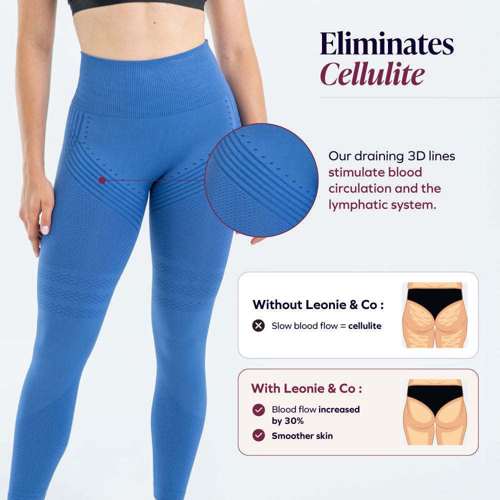 Leggings 3D | Bleu ciel