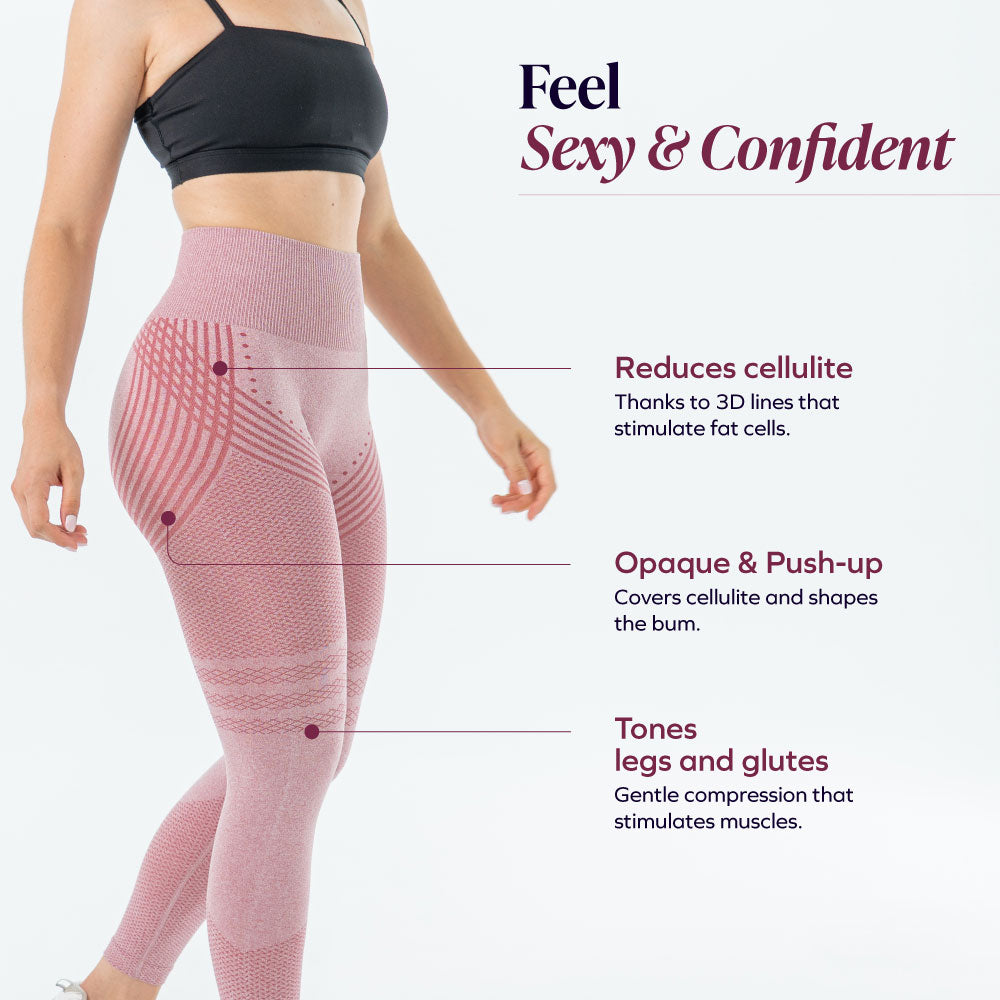 Leggings 3D | Rose tendre