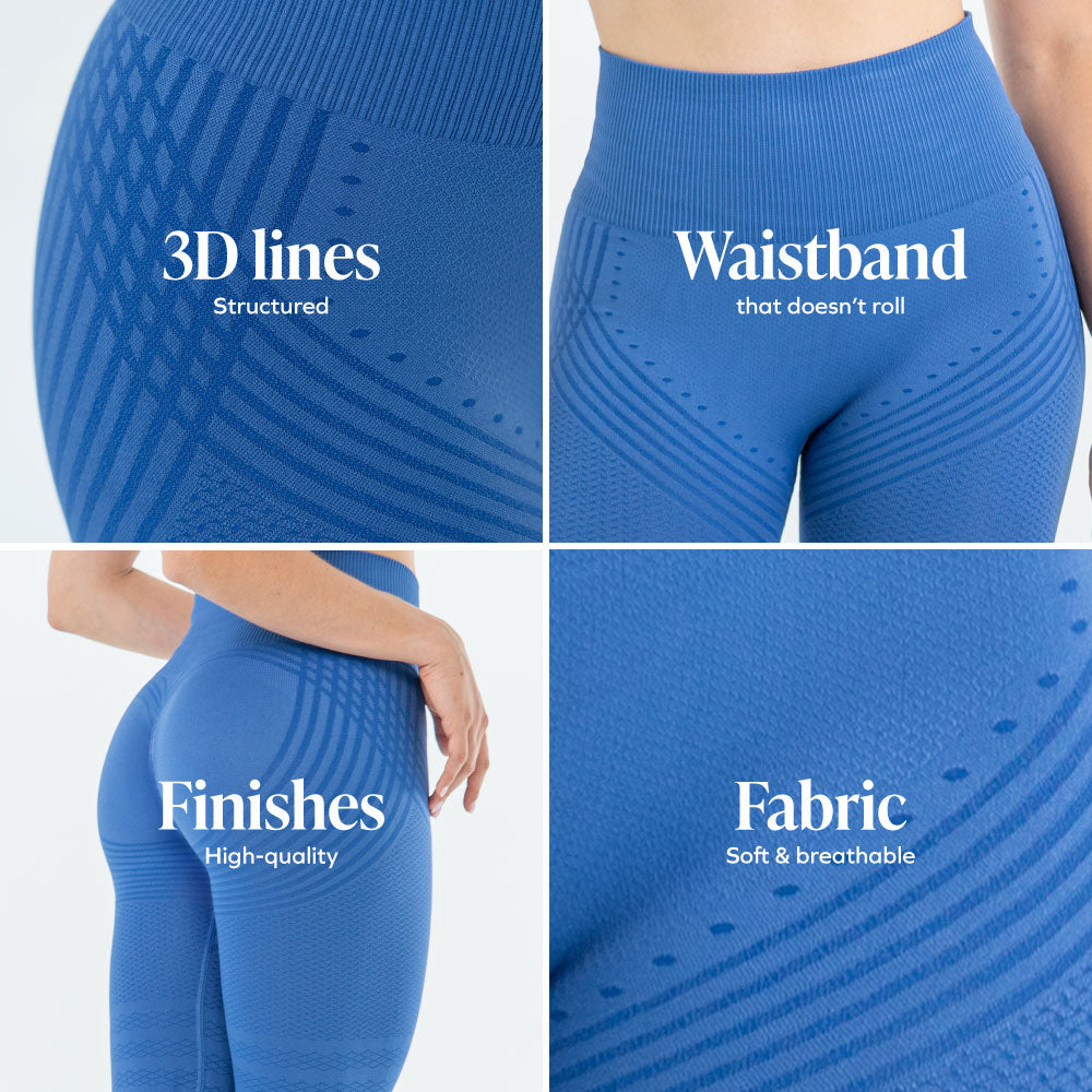 Leggings 3D | Bleu ciel