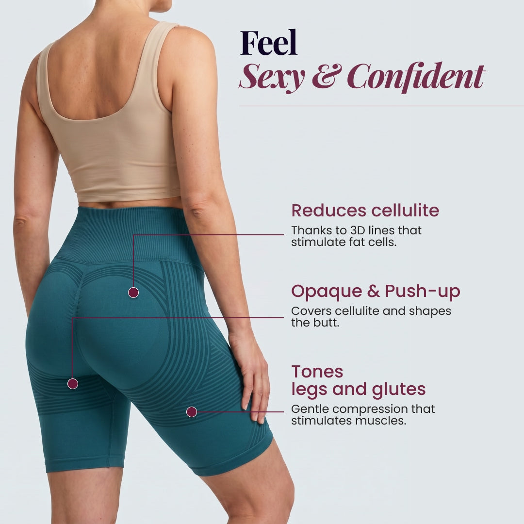 Shorts 3D | Bleu canard