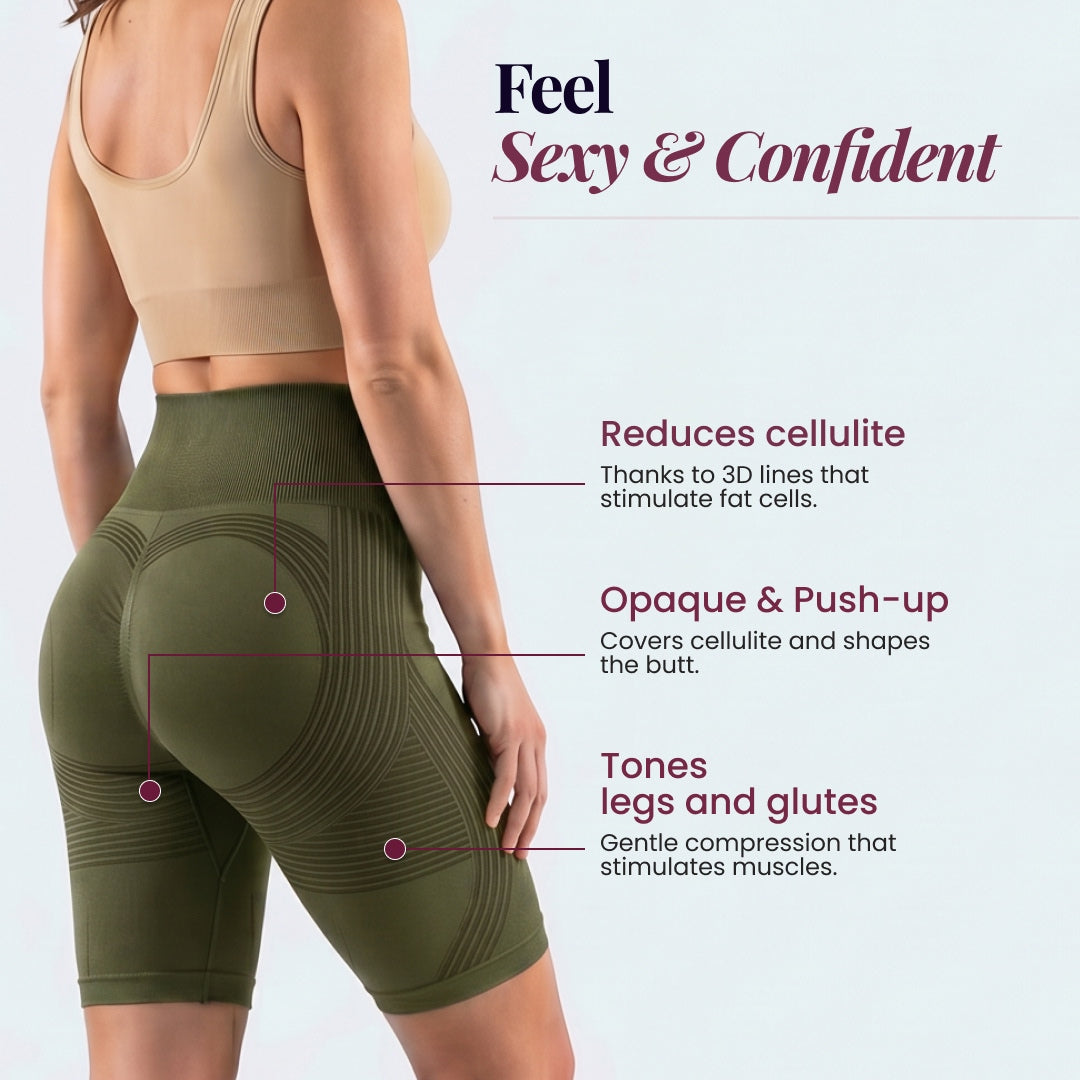 3D Shorts | Olive Green