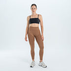 Leggings 3D | Marron chocolat