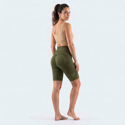 3D Shorts | Olive Green