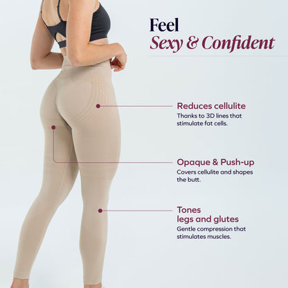 3D Legging | Beige