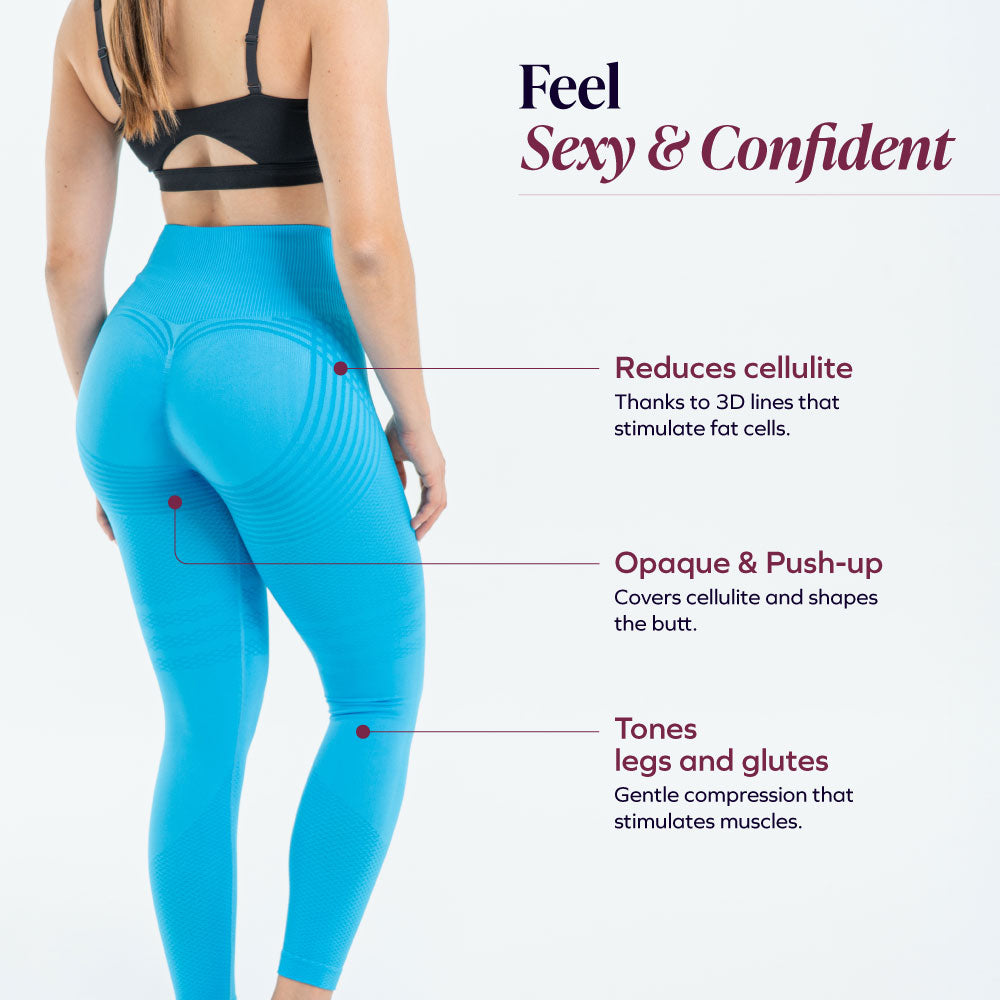 Leggings 3D | Bleu