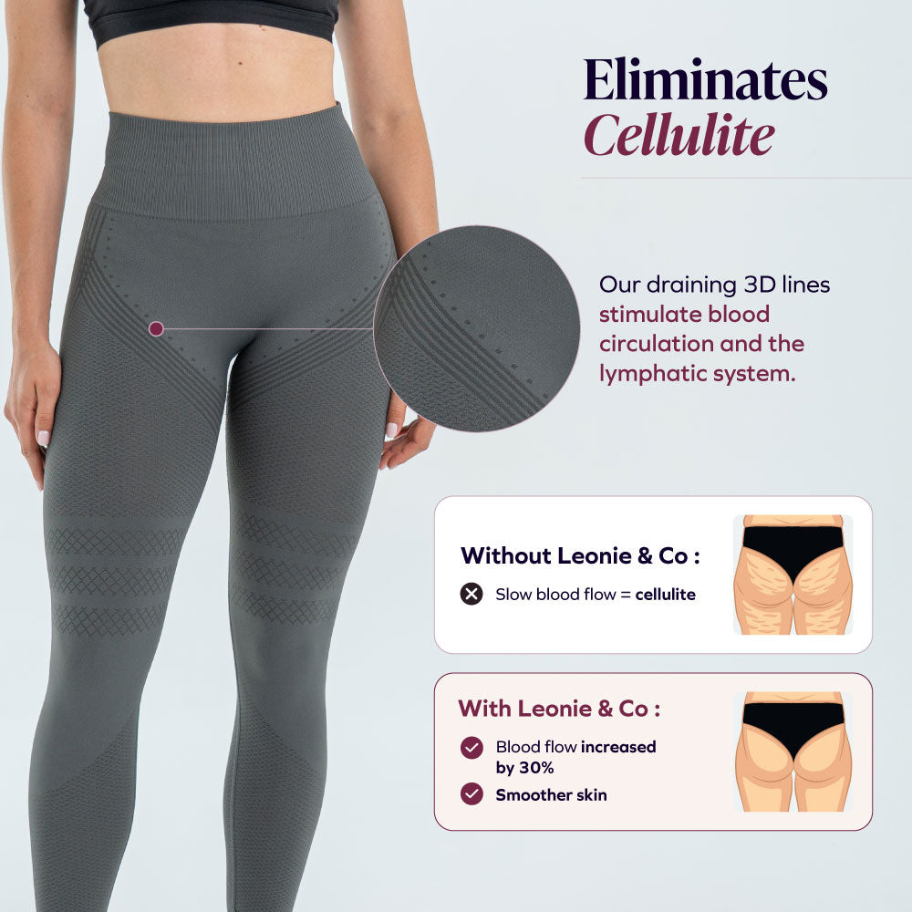 Leggings 3D | Gris foncé