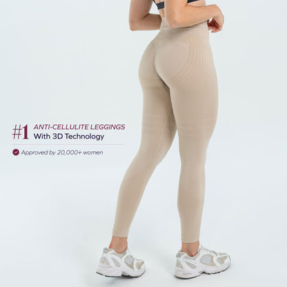 3D Legging | Wine Red