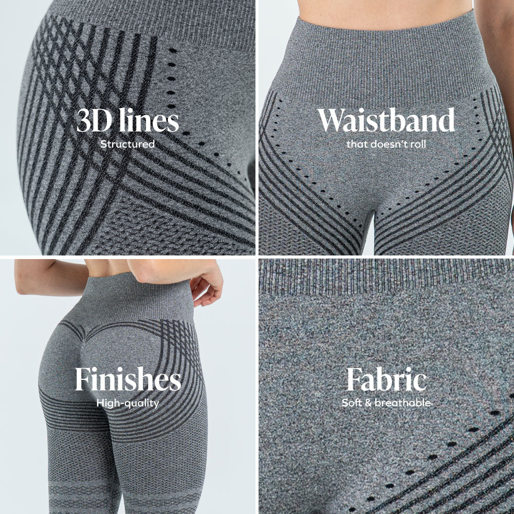 Leggings 3D | Gris