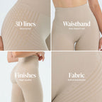 Leggings 3D | Beige