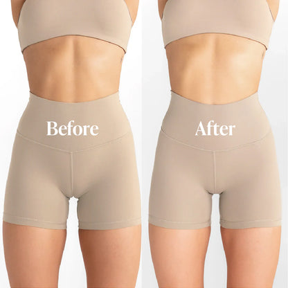High-waisted thong nude (Set of 3)