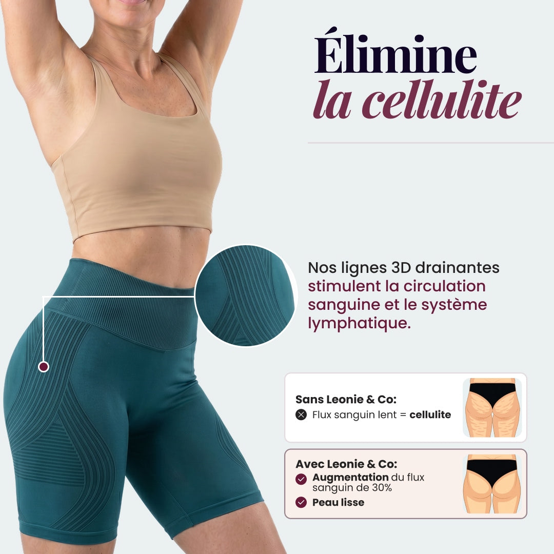 Shorts 3D | Bleu canard