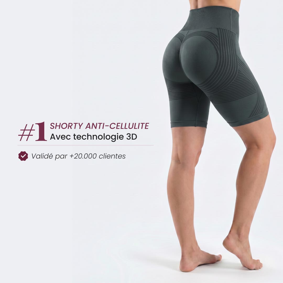 Shorts 3D | Bleu canard