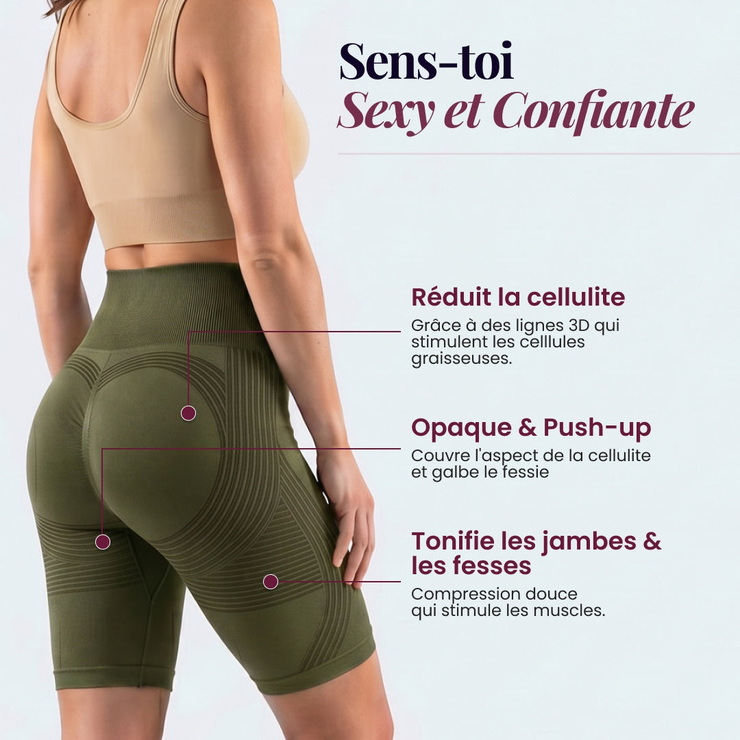 Shorts 3D | Vert olive