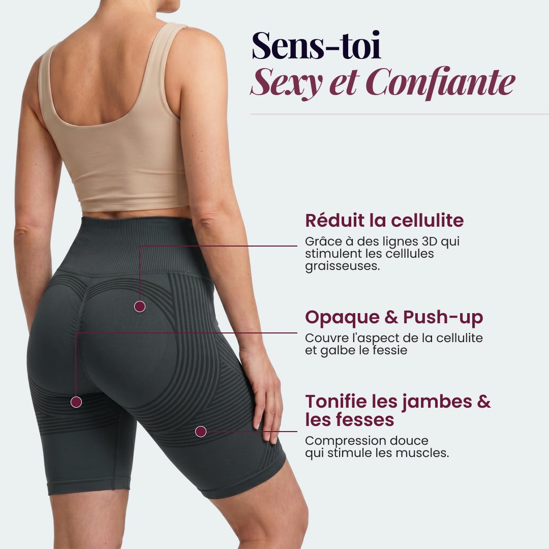 Shorts 3D | Gris foncé