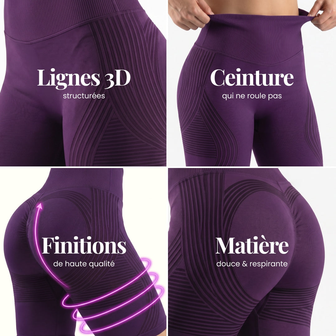 Shorts 3D | Violet profond