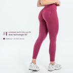 Leggings 3D | Marron chocolat