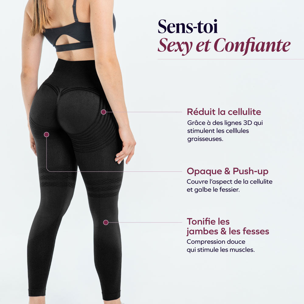 Leggings 3D | Noir
