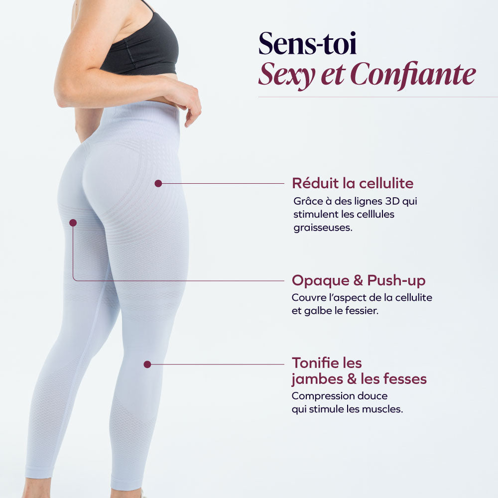 Leggings 3D | Violet clair