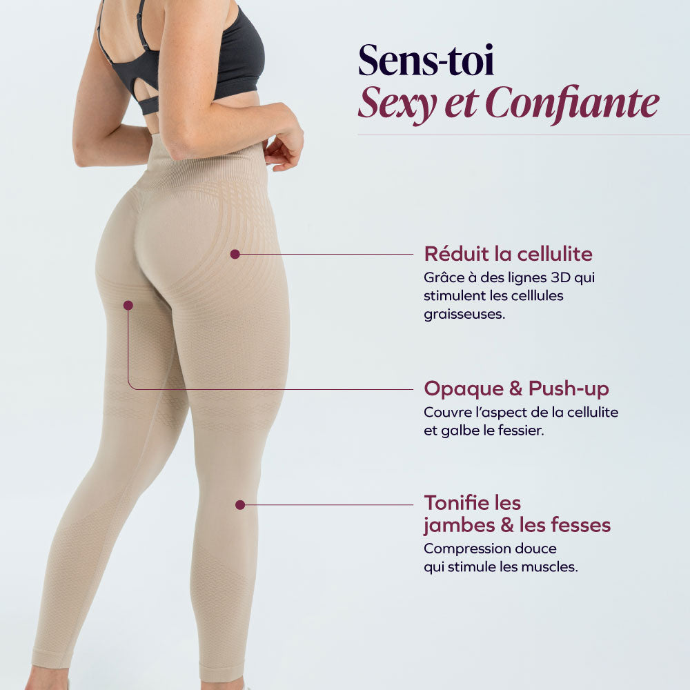 Leggings 3D | Beige