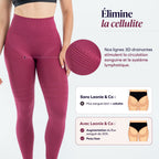 Leggings 3D | Bordeaux