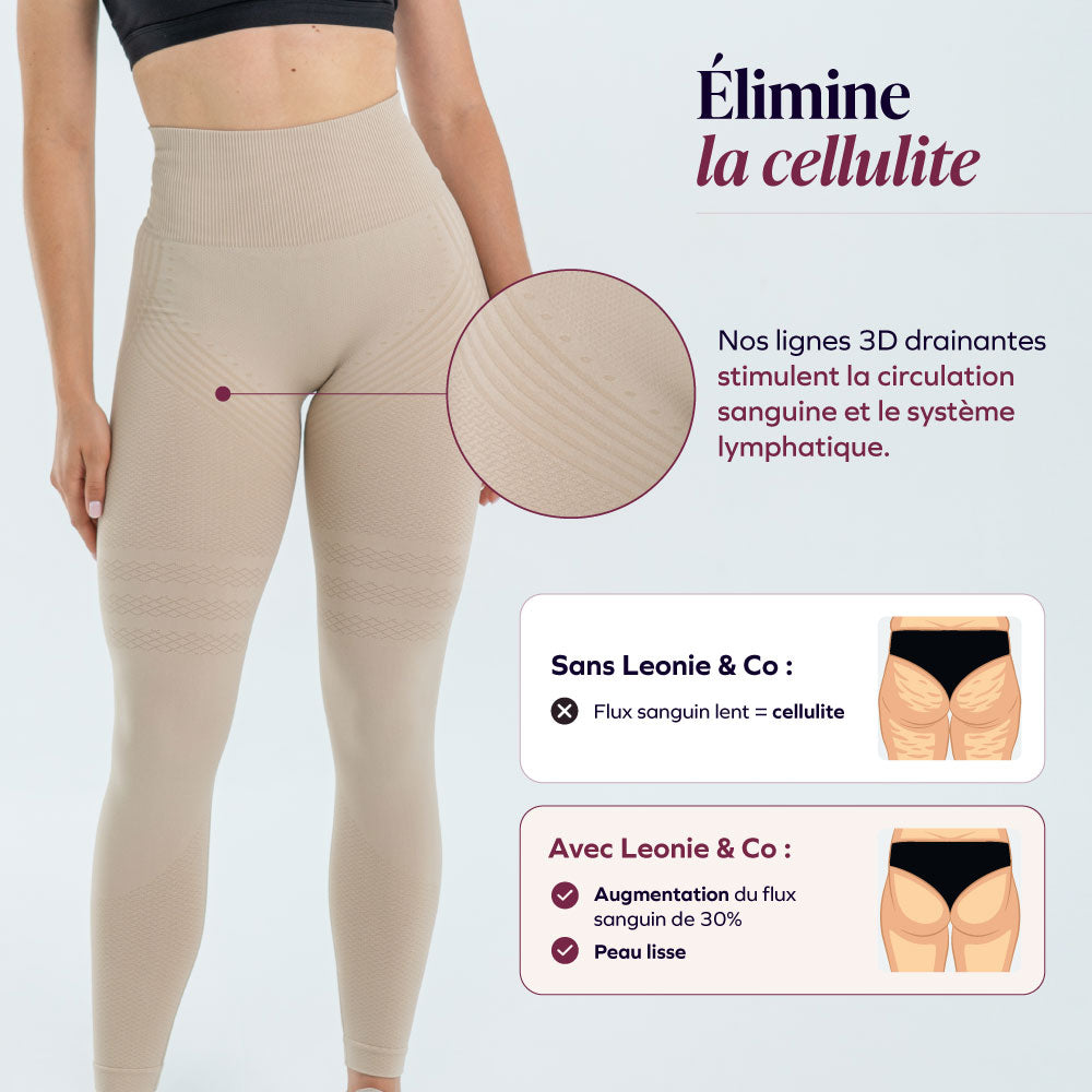 Leggings 3D | Beige