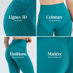 Leggings 3D | Vert canard