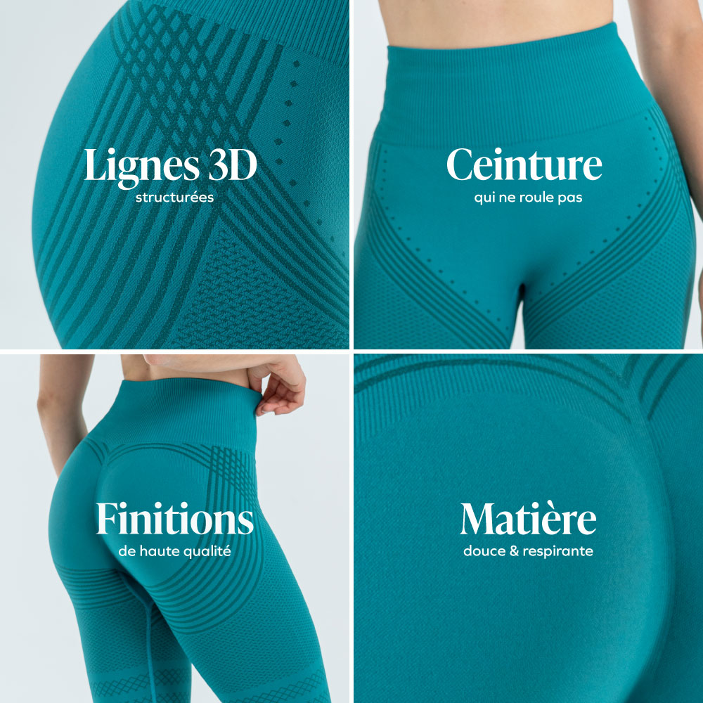 Leggings 3D | Vert canard