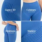 Leggings 3D | Bleu ciel