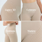 Leggings 3D | Beige