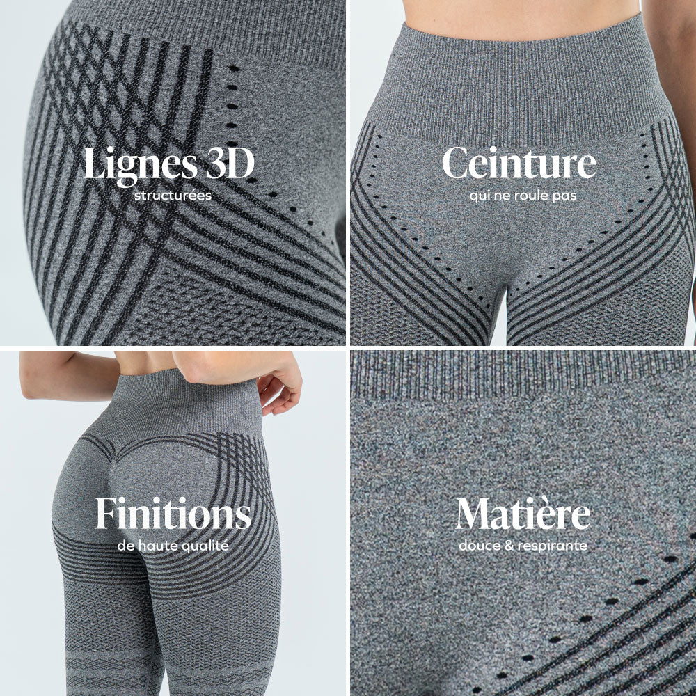 Leggings 3D | Gris