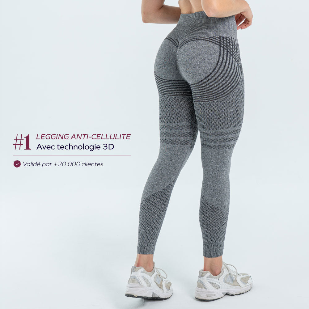 Leggings 3D | Bordeaux