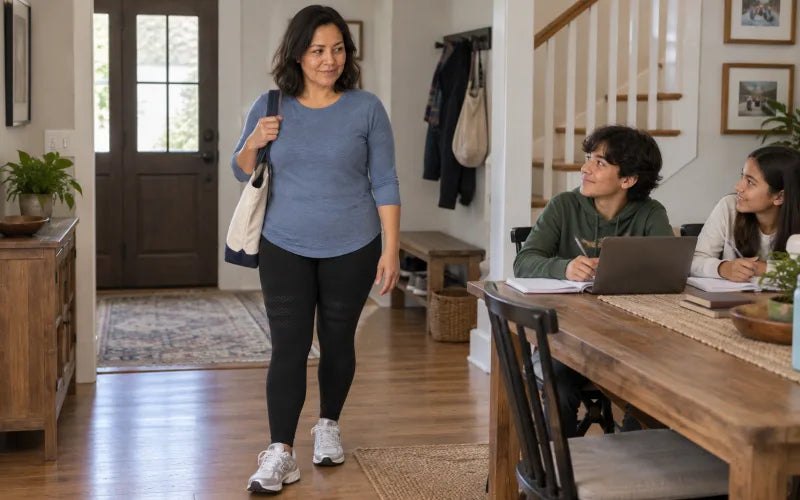 Her children noticing something is different on day thirty