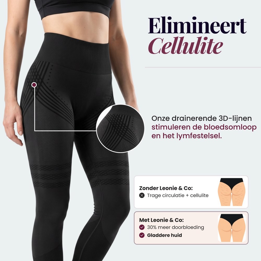 3D-legging | Petrolgroen