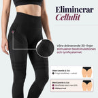 3D-leggings | Svart
