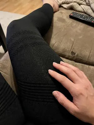 Customer wearing the 3D legging