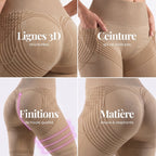 3D Pocket Legging, Beige, 3D Lines