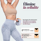 3D Pocket Legging, Light Purple, Eliminates Cellulite