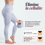 3D Pocket Legging, Light Purple, Eliminates Cellulite 2