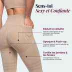 3D Pocket Legging, Beige, Feel Sexy