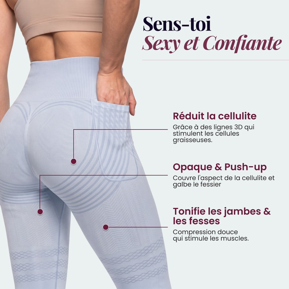 3D Pocket Legging, Light Purple, Feel Sexy