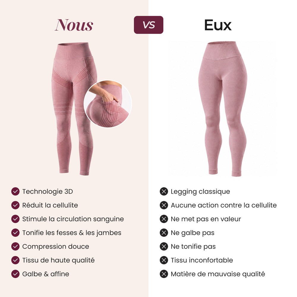 3D Pocket Legging, Blush Pink, Us vs Them