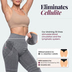 3D Pocket Legging, Grey, Eliminates Cellulite