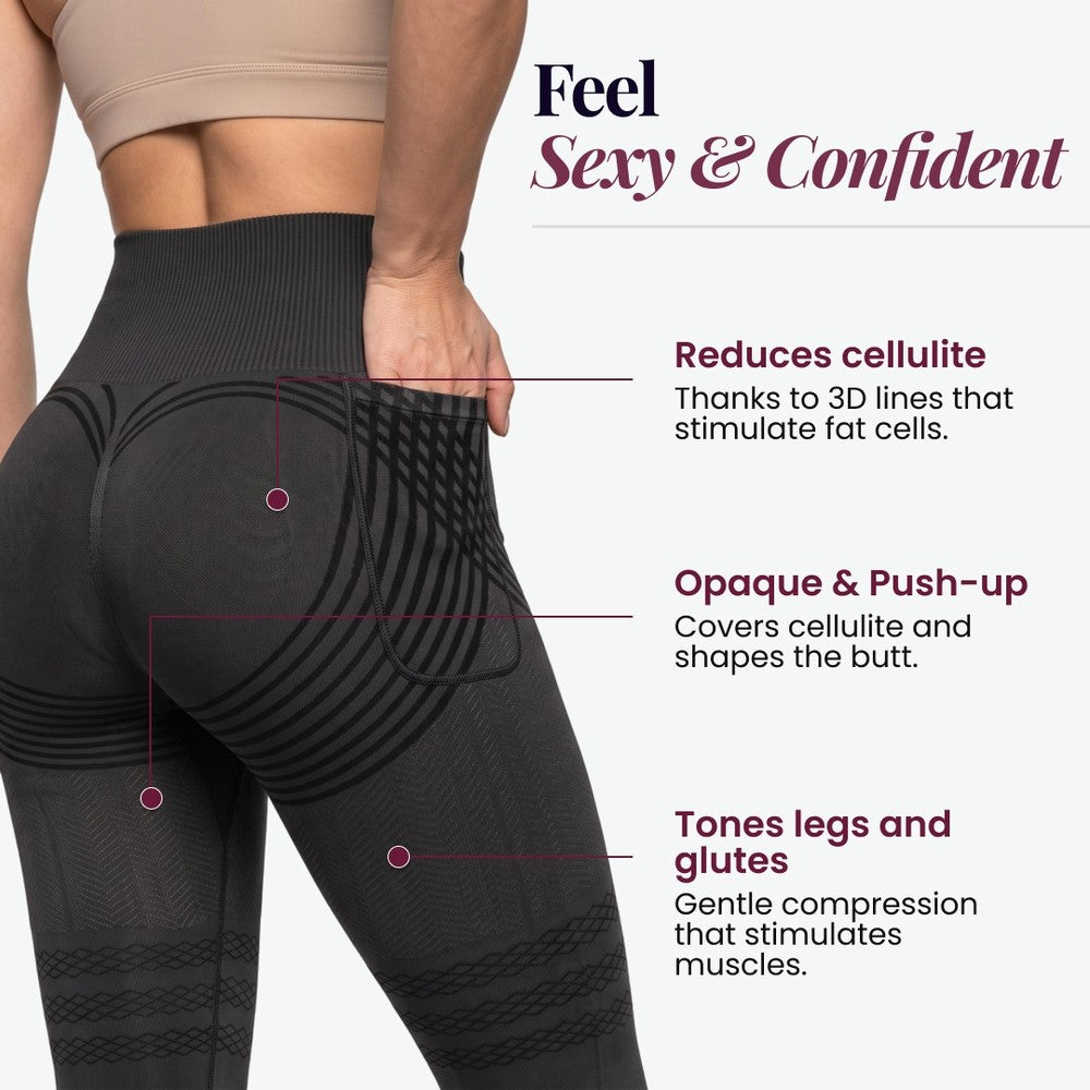 3D Pocket Legging, Black, Feel Sexy