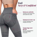 3D Pocket Legging, Dark Gray, Feel Sexy